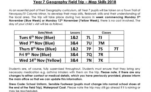 SCS - Geog fieldtrip NOV18