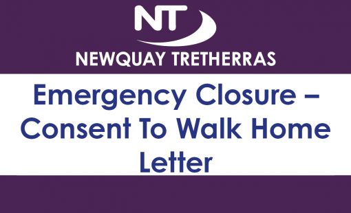 Emergency Closure – Consent To Walk Home Letter 2019