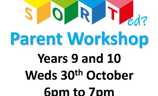 SORT Flyer Parent Workshop