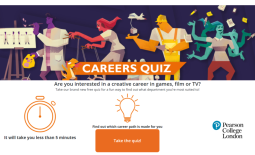 Creative Pearson Careers Quiz